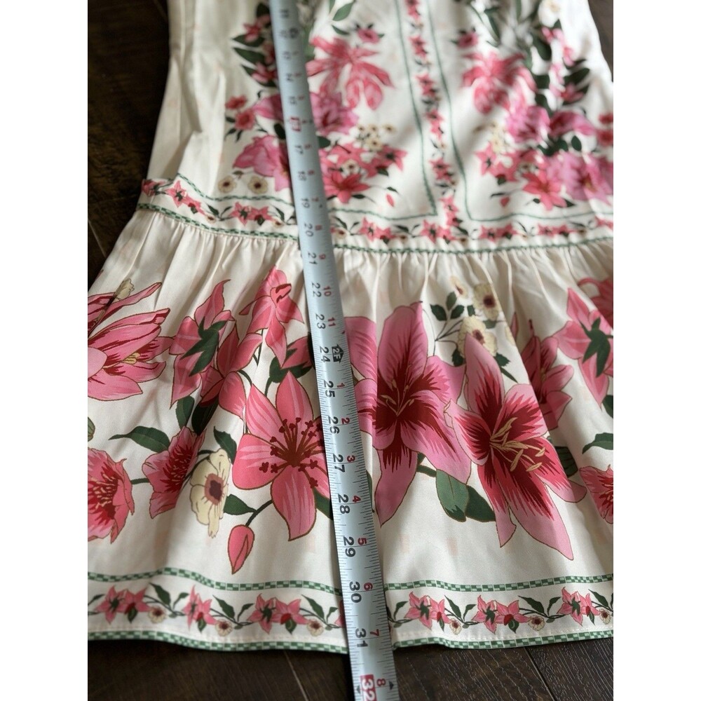 CoMMENSE Floral Print Spaghetti Strap Mini Dress COLOR - Pink Size EXTRA SMALL - Picture 7 of 11